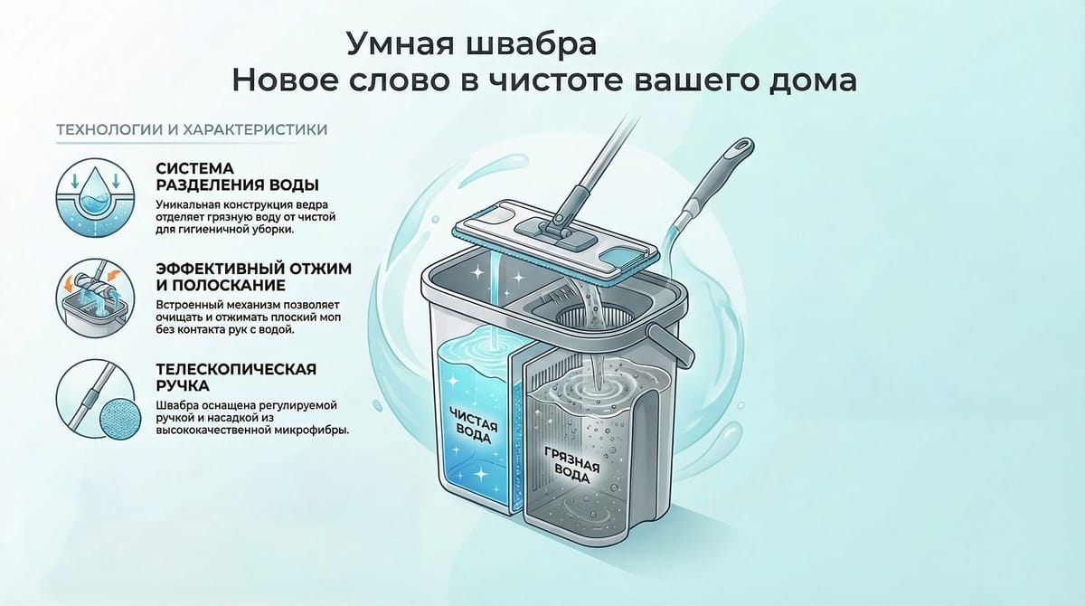 Лучшие умные швабры 2026