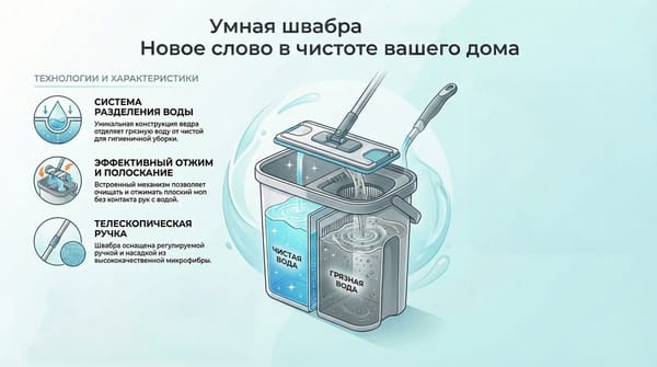 Лучшие умные швабры 2026